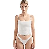 SUUKSESS Women Double Line Square Neck Tank Top Summer Y2K Going Out Basic Cami Shirt