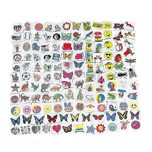 Temporary Tattoos - Grand Assortment - 1500 Pieces