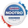 Nootro Energy Pouches | Caffeine Pouches | Nootropics | 40 mg Natural Caffeine | Vitamin B6 | Magnesium | Sugar Free | Nicotine Free | Tobacco Free | 20 Pouches Per Can | 1 Pack (Bull Rush)