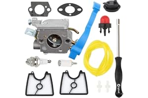 HPENP C1Q-W37 Carburetor 545112101 Air Filter Adjustment Tool Kit for 125B 125BX 125BVX Handheld Leaf Blower