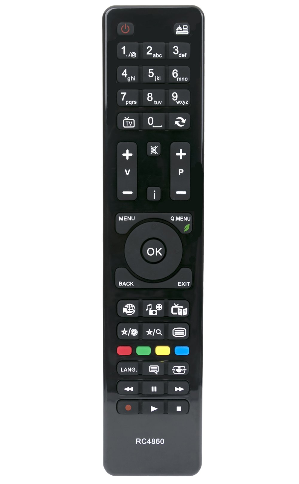 ALLIMITY RC4860 Remote Control Replaced for Hitachi 32HXC01U 32HXC01UA 32HXC01UB 42HXT12U 24HXJ15UA 24HXJ15UB 24HXJ15U