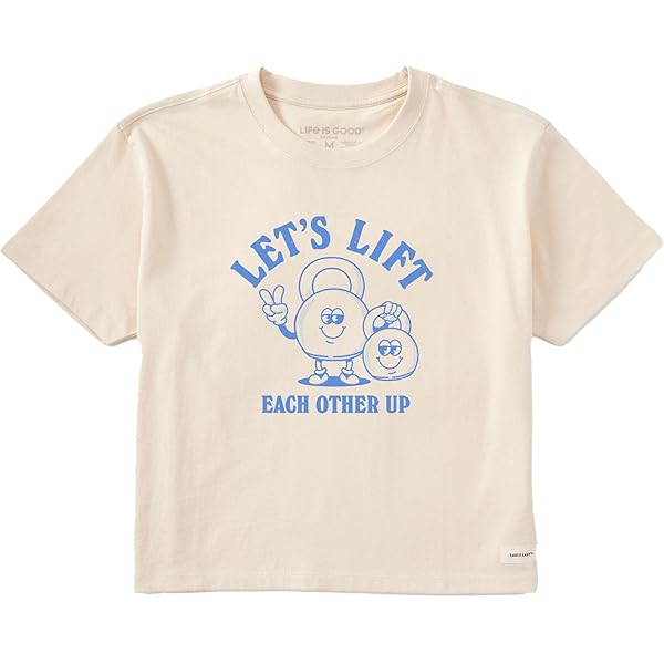Life is Good Tribal Sun Short Sleeve Boxy Crusher™ Tee Cornflower