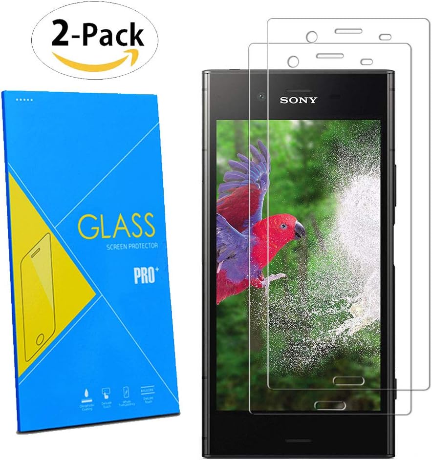 [2 Pack] Sony Xperia XZ1 5.2" Screen Protector - Tempered Glasses Screen Guard Protector FILM For Sony Xperia XZ1