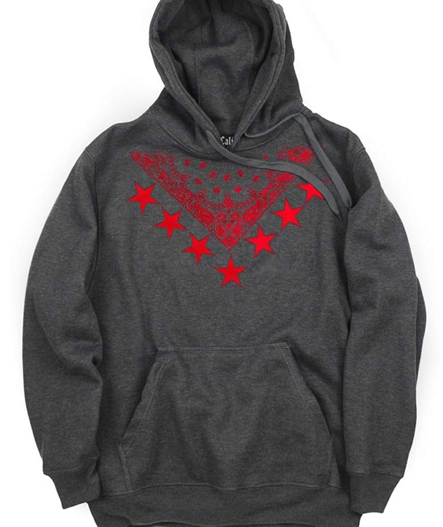 red Bandana Hoodie Urban wear 