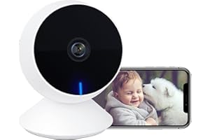 Laxihub Baby Camera 5G WiFi, M1 2K Baby Monitor with Sound & Motion Detection, 2 Way Audio, Night Vision, Smart Home Camera C
