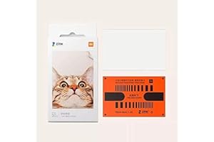 Xiaomi mijia AR Printer 300 dpi Portable Photo Mini Pocket with DIY Share 500mAh Pocket Printer Printer Working with Mijia, 20 Pieces of Zink Photo Paper.