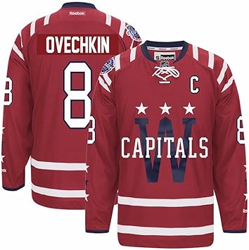 Amazon Alexander Ovechkin Washington Capitals 15冬クラシックメンズジャージー リーボック Reebok スポーツファングッズ