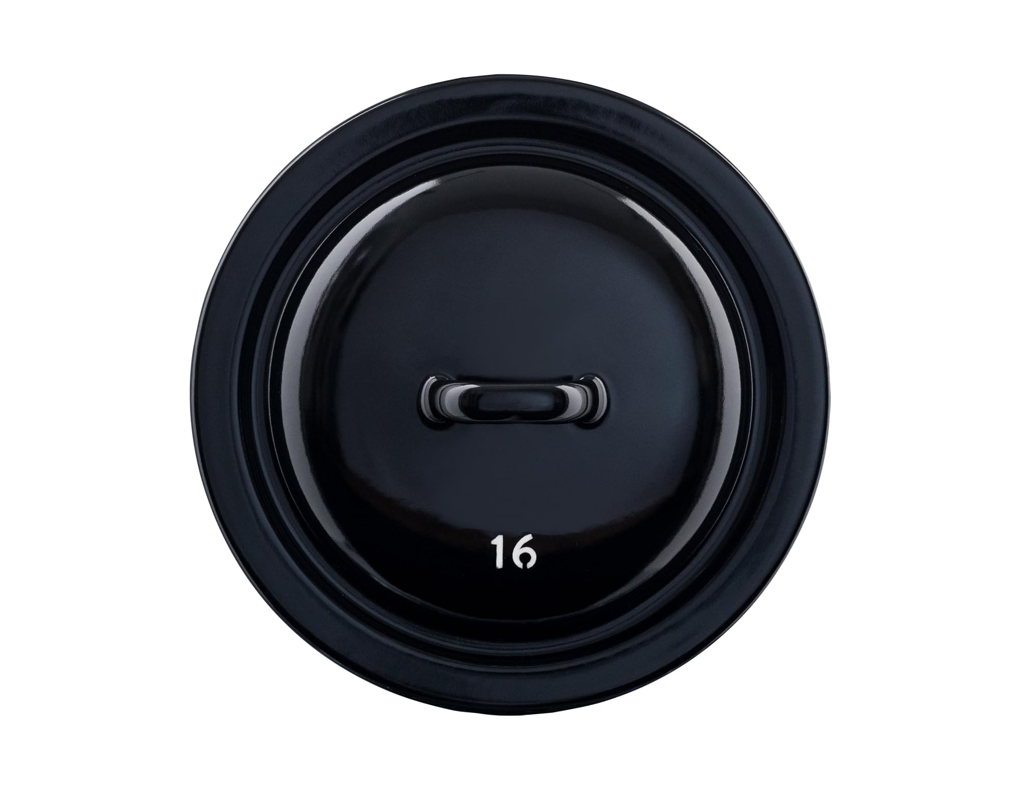 Riess Classic - Giants and Dwarfs Lid, Diameter-16 cm Black