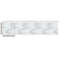 Ambesonne Harbour Stripe Fabric by The