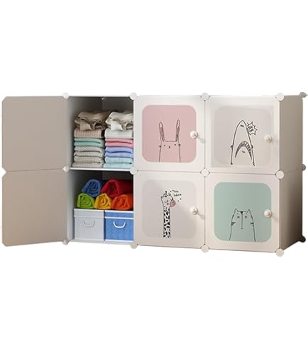 Closet Para Bebe SONGMICS Zapatera Para Niños Con Puertas