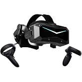 Pimax Crystal Super VR Headset &amp; VR Glasses with Micro-OLED, 53 PPD, 3840x3552 Per Eye, 116&deg; Field of View, Eye Tracking &ndash; Ultimate Clarity for Flight &amp; Racing Simulations &amp; Gaming