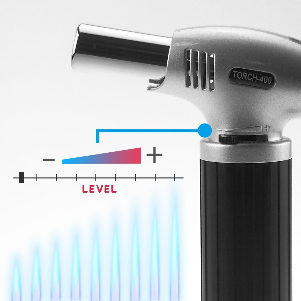 GiBot Blow Torch Lighter Kitchen Butane Culinary Torch Chef Cooking