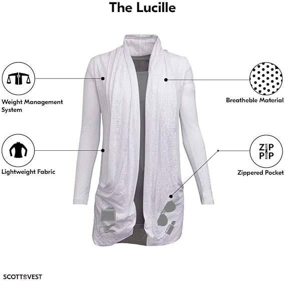 travel cardigan with pockets