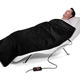 UTK Full Body Size Infrared Heating Pad for Pain Relief, 70" x 31" Ultra Soft Far Infrared Heating Mat, EMF Free, FSA-HSA Eligible, Smart Controller with Memory Function, Super Large Size