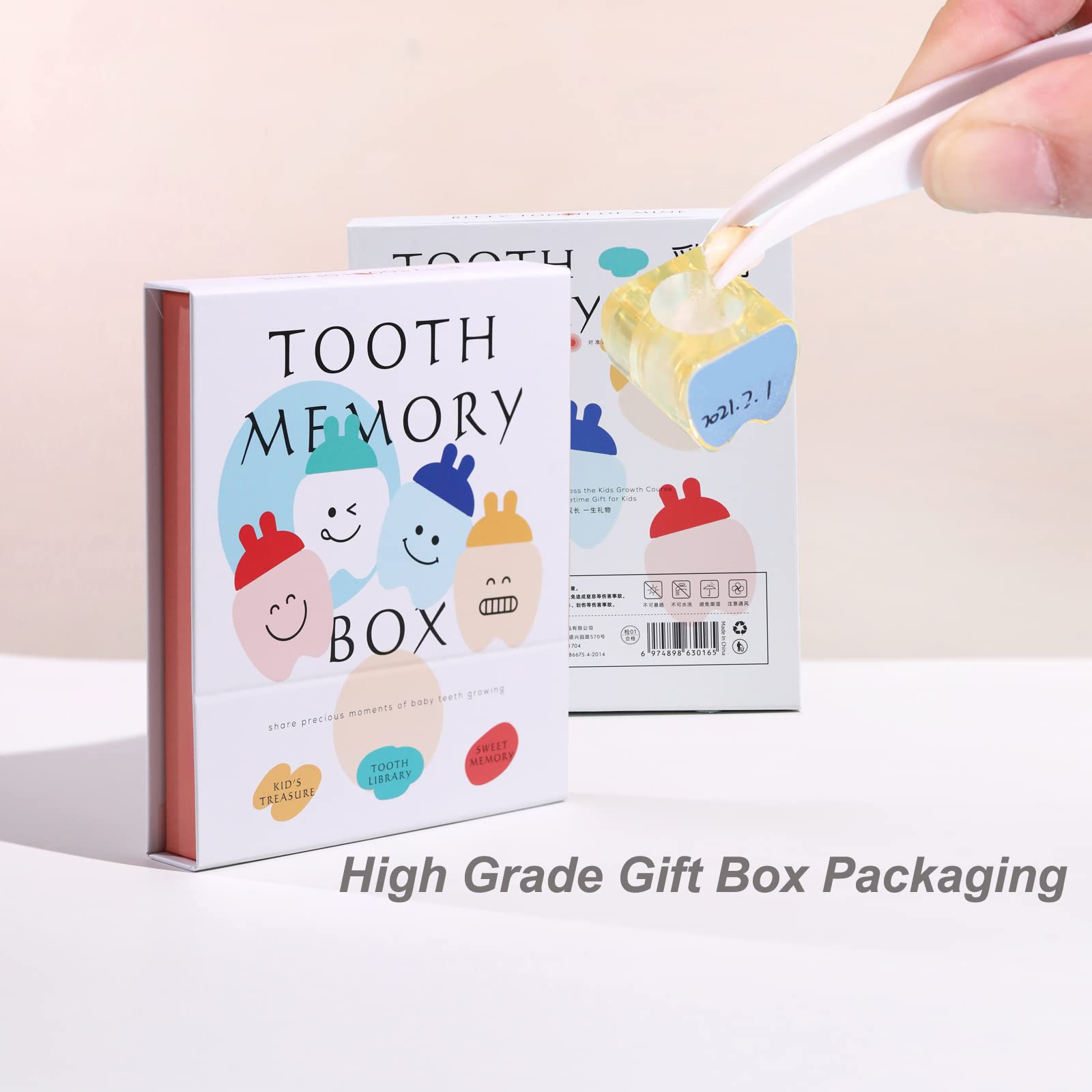 Tooth Fairy Box for Boys, Tooth Boxes for Lost Teeth for Kids, Newborn Baby Birthday And Shower Gift