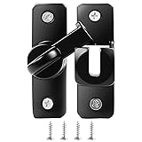 90/180 Degree Flip Barn Door Lock, Thickened Solid