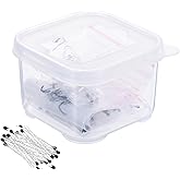 uxcell 100Pack NTC Thermistors Resistors, 1K/2K/3K/4.7K/5K/10K/20K/47K/50K/100KOhm High Sensitivity Current Limiter Temperatu