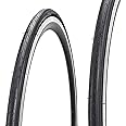 1 or 2 Pack 700X23C/25C/28C/35C Road Bike Tires with or without 2 Inner Tubes Presta Valve and 2 levers for City Commuter Road Pavement Garden Trail Bike Tires