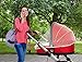 Premium 2 Pack Baby Mosquito NET for Strollers, Carriers, Car Seats Cover,Cradles, beds. Fits Most PacknPlays, Cribs, Bassinets & Playpens,Portable & Durable,Insect mesh Netting (White)