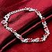 NYKKOLA 925 Solid Silver Stunning Fashion Jewelry Classic Twine Bracelet Unisex