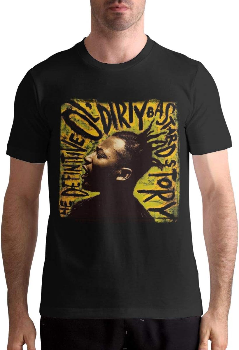 Men Ol Dirty Bastard ODB Music Band T Shirt Lightweight T-Shirt XXL Gift Black