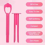 CTDMJ Menstrual Cup Applicator - Easy Insertion & Removal - Travel Case view 6