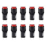 uxcell Signal Lights DC 12V, NXD-212 Red Neon