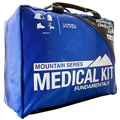Adventure Medical Kits Mountain Series Fundamentals First Aid Kit, Backcountry Medical Care, Comprehensive Guide, Easy Care, Laerdal CPR, Water-Resistant Zipper, Durable Case, Lightweight, 2lb 5oz