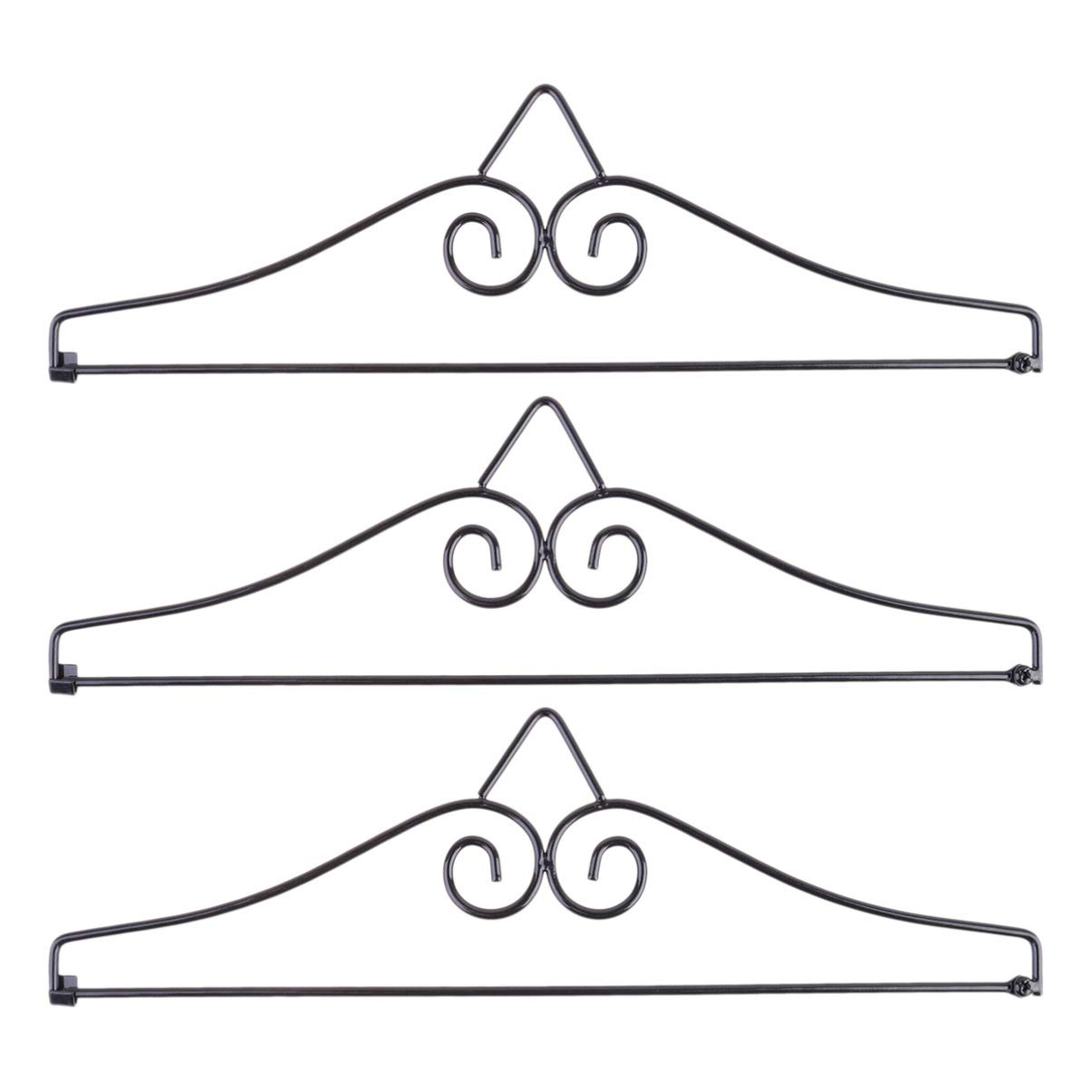 HEMOTON 3pcs Garden Flag Hanger Yard Hanging Rack for Outdoor Indoor Decoration Flag Yard Banner Metal Wall Hanger Holder for Bar Store Tearoom Party