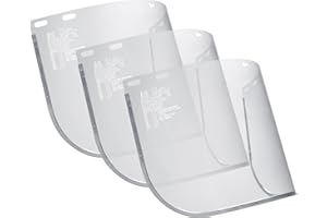 Blue Eagle Faceshield Replacement Visors (FC48) | Clear | High Impact Extrusion-grade Polycarbonate | 3 PCS