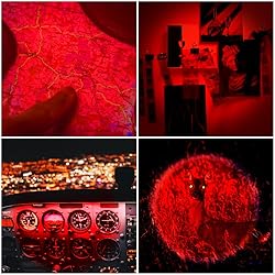 High Power One Mode Red LED Flashlight, Powerful