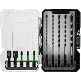 FLEX STACK PACK 10-Piece Carbide Tipped Multi-Construction Drill and Drive Bit Set - FAM10601-10