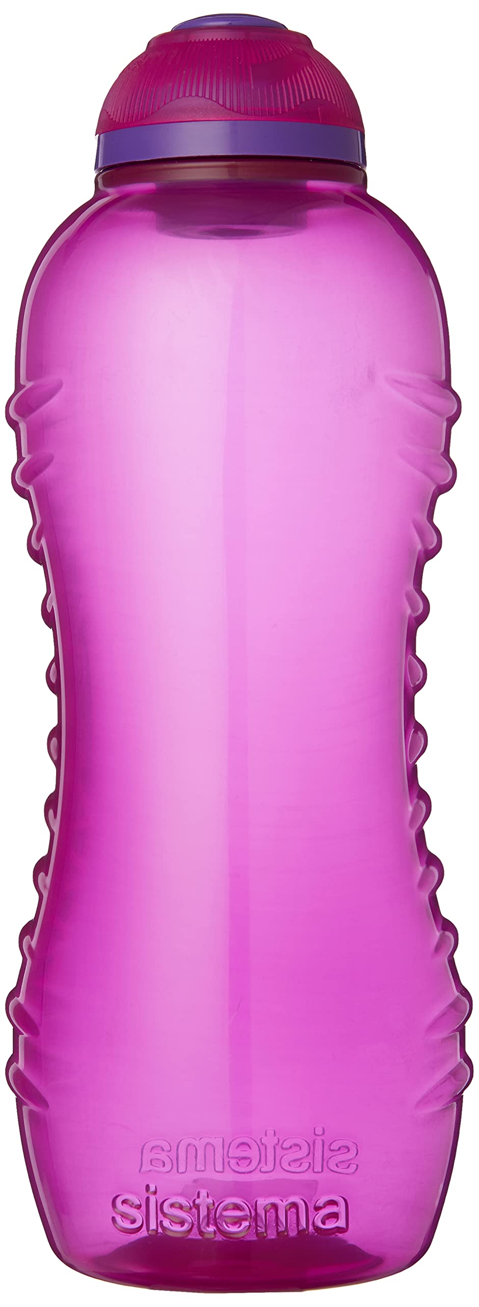 Sistema 802-0117 Hydrate Twist 'n' Sip Water Bottle, 460 ml - Pink