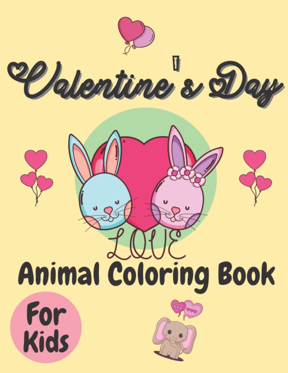 Amazon.com: Valentine's Day Animal Coloring Book For Kids ...