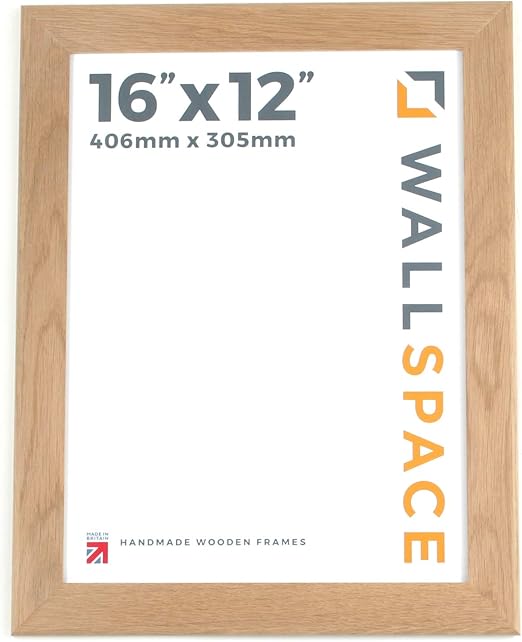 16x12 Wide Solid Oak Photo Frame 16 x 12 inch Wooden Photo Frame
