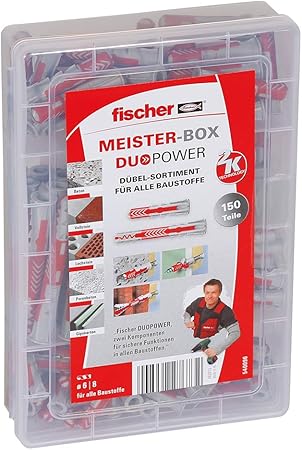 Fischer Meister Box - Caja de tacos, 540096: Amazon.es: Bricolaje y herramientas