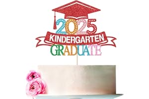 Bejotaa Kindergarten 2025 Graduate Cake Topper,Children Kids Boys Or Girls Class Of 2025 Graduate Party Decorations,Kindergarten Graduation Cake Topper