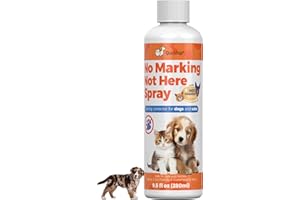 Qucship 8oz No Pee Spray for Dogs Outdoor, Stop Marking Spray for Dogs Indoor, Solving The Problem of Pets Urinating Everywhere