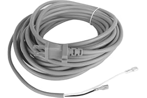 DZQPPC 36ft AC Power Cord Replacement for Dyson DC14 Upright Vacuum Cleaner DC-14 Mains Cable DC 14 All Floors DC14 Animal DC14 Low Reach DC14 Total Clean DC14 Full Kit 12A 125V Polarized Plug With clip