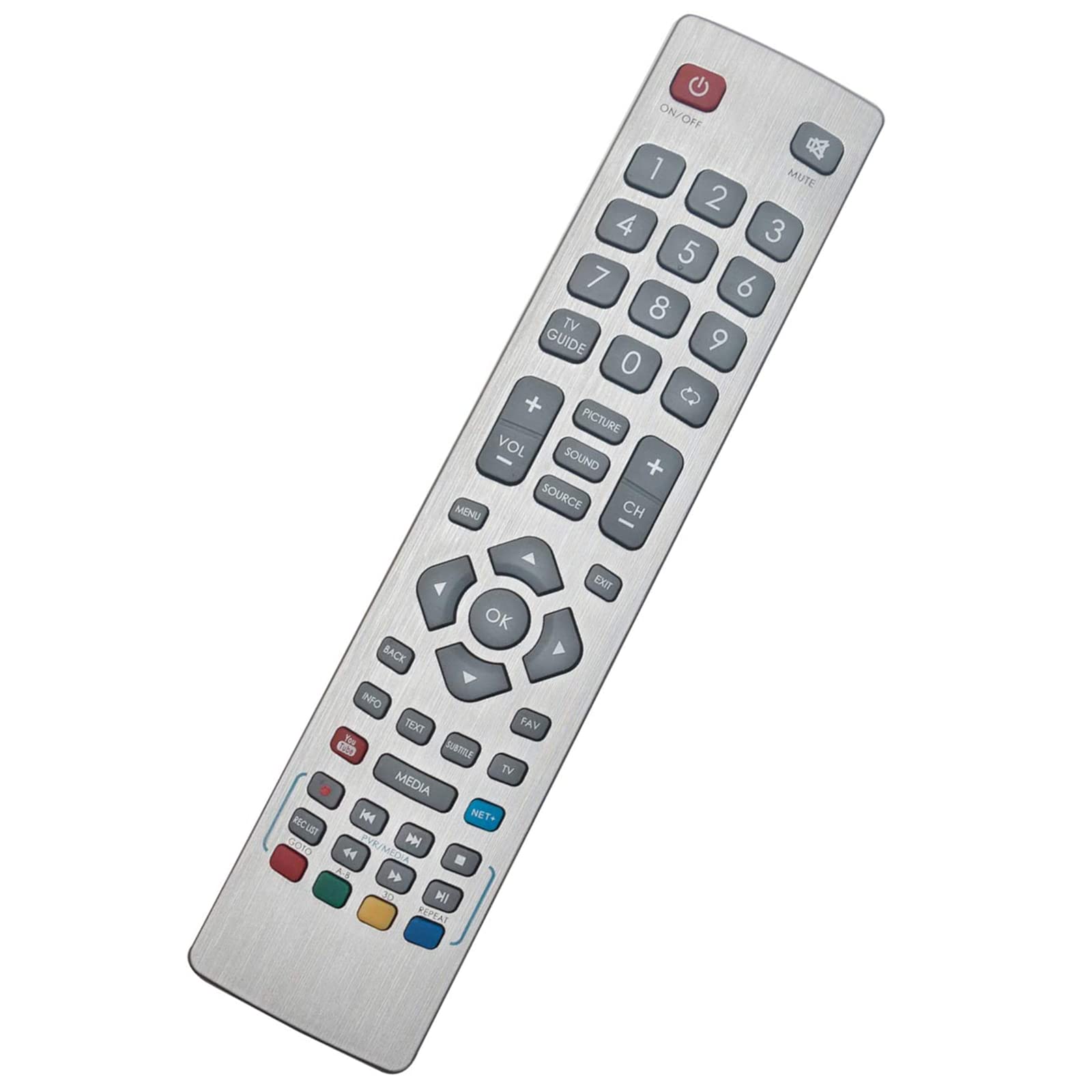 VINABTY SHWRMC0003 SHW/RMC/0003 Remote Control Replacement for Shapr TV Lc-32cfe6241k Lc-43cfe6241k Lc-40cfe6241k LC-32CHE6241K Lc-32cfe6351k LC-43SFE7452K with Youtube NET+ 3D Buttons