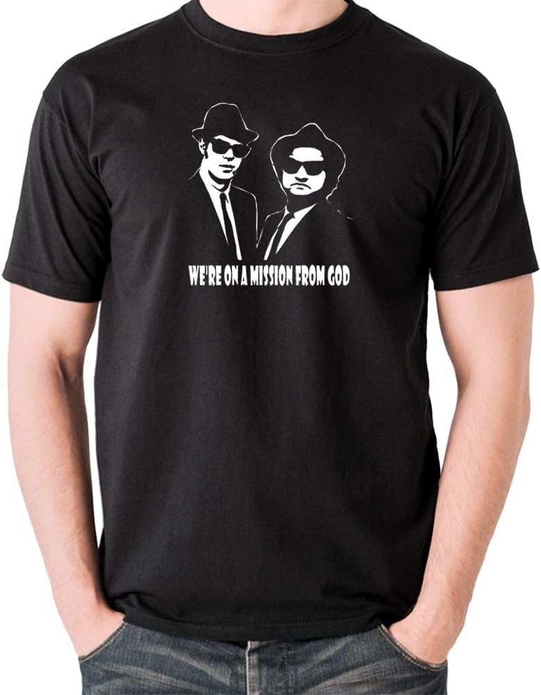 The Blues Brothers Inspired t Shirt - We're on a Mission from God