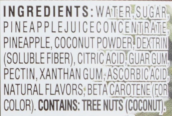 TORANI REAL FRUIT SMOOTHIE MIX, PINA COLADA, 64 OUNCE