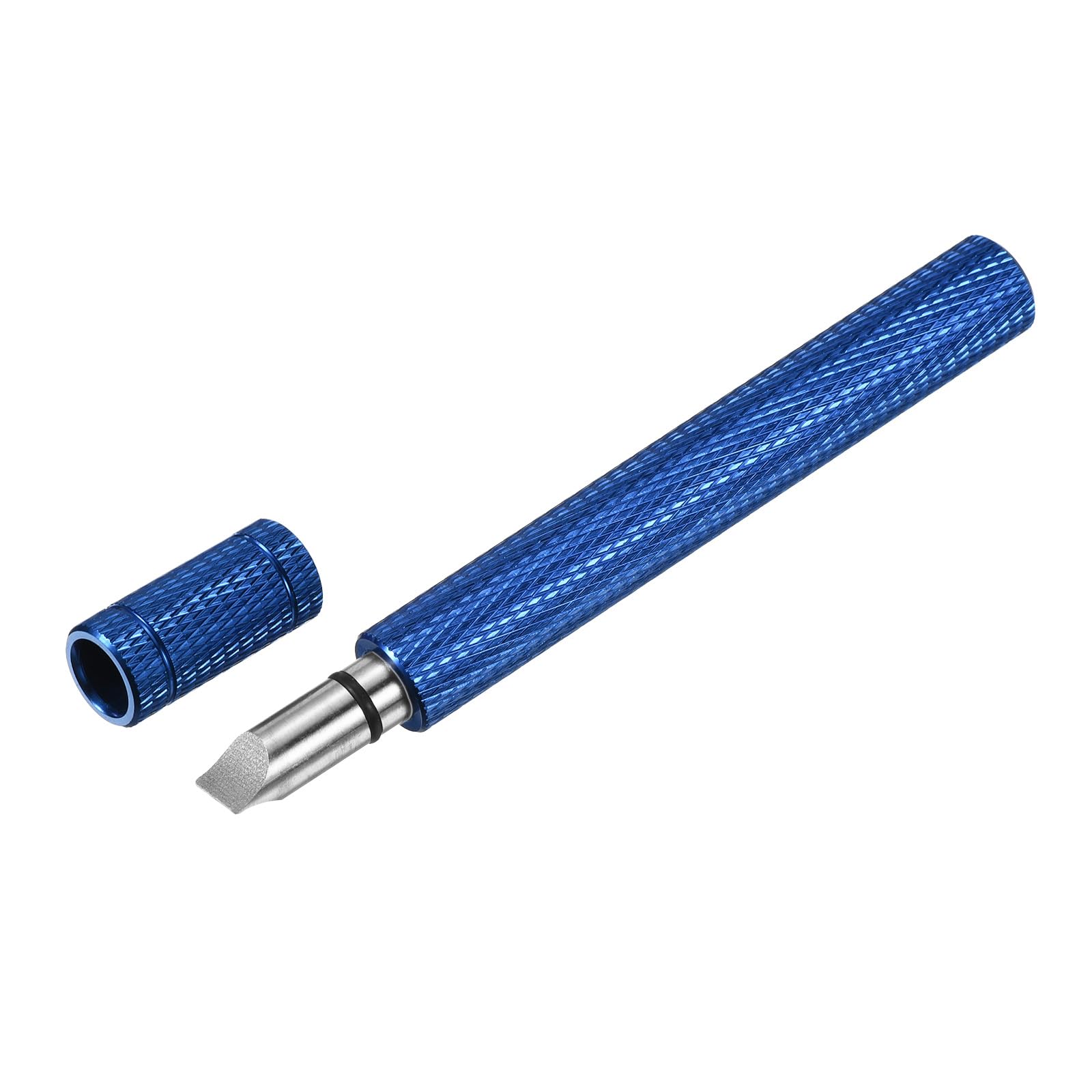 M METERXITY Golf Club Groove Sharpener - U V Type Square Groove Sharpening Tool, Portable, Apply to Golf Irons (Blue)