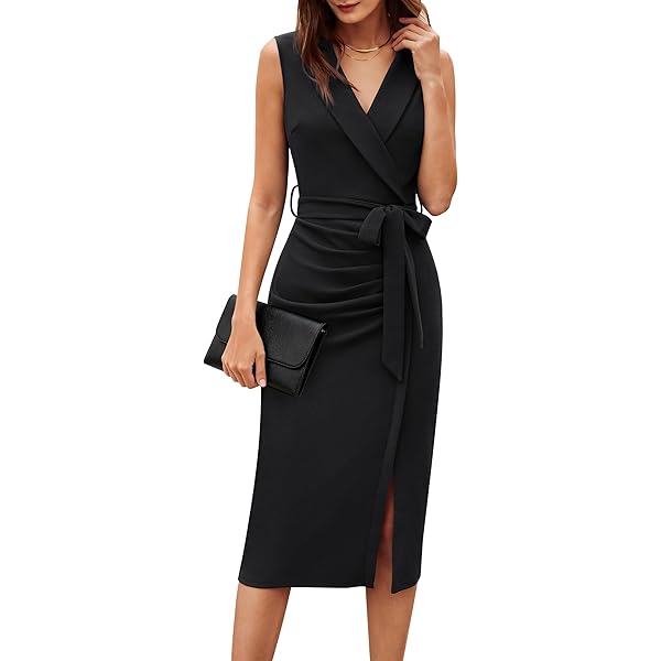 black dress mini long sleeve Effie Organza One Sleeve Mini Dress - Black main image 0
