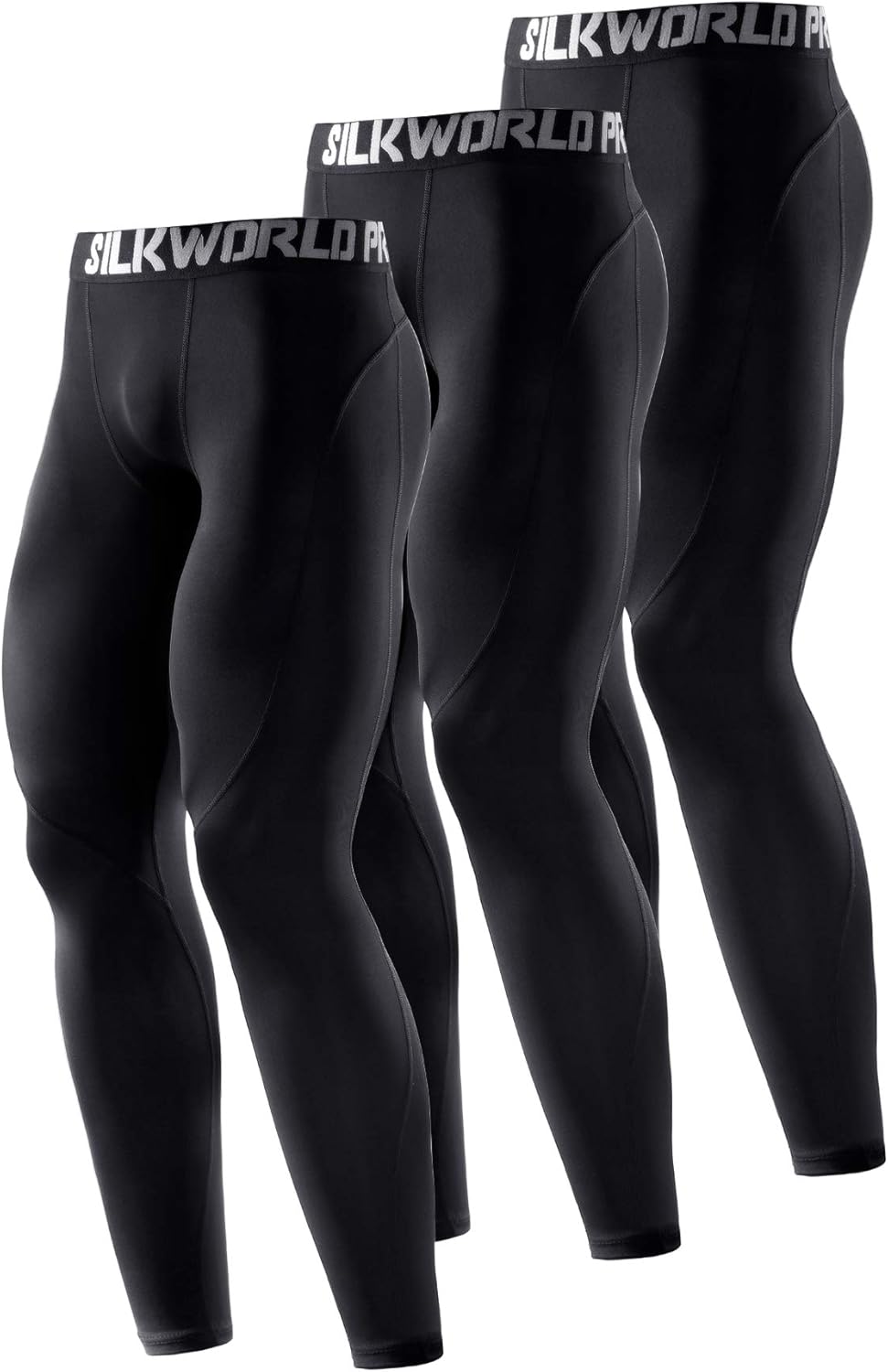 HUGE SPORTS Mens Compression Pants Baselayer Cool Dry Sports Tights