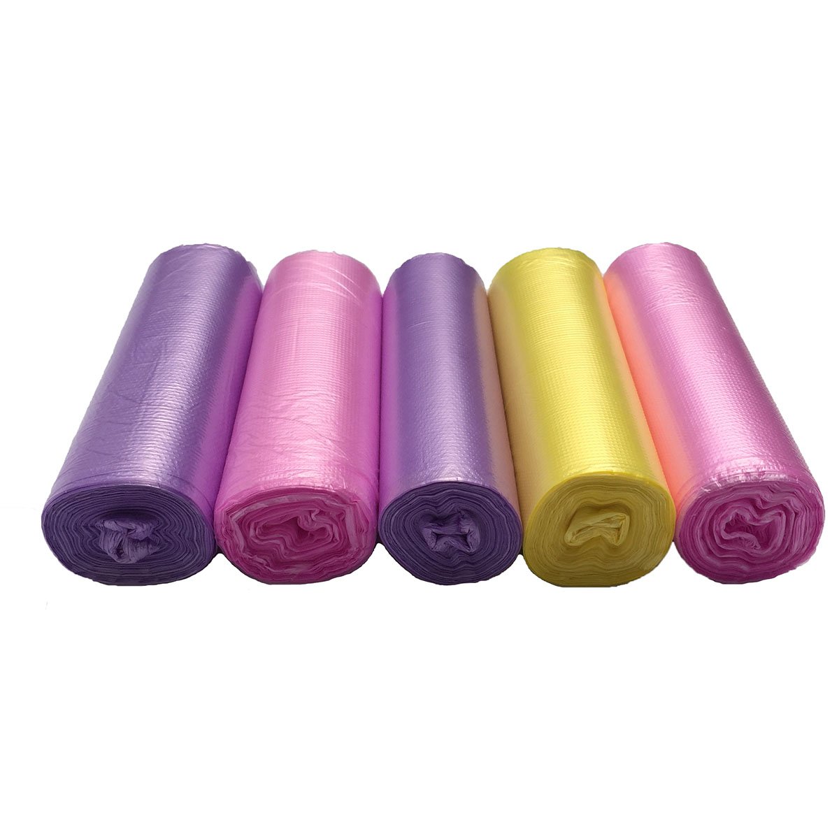 2 Gallon Trash Bags Wastebasket Liners, 150 Counts Small Colored