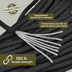 The Paracord Store 550 Type III Tactical Paracord