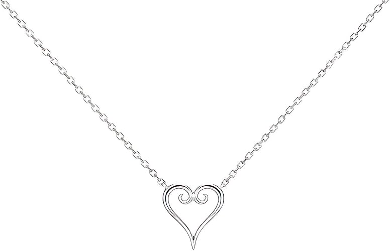 Amazon ユートレジャー U Treasure キングダム ハーツ グッズ ネックレス ハート ネックレス シルバー アクセサリー ジュエリー プレゼント Ndkh 304 Sv925 ネックレス 通販