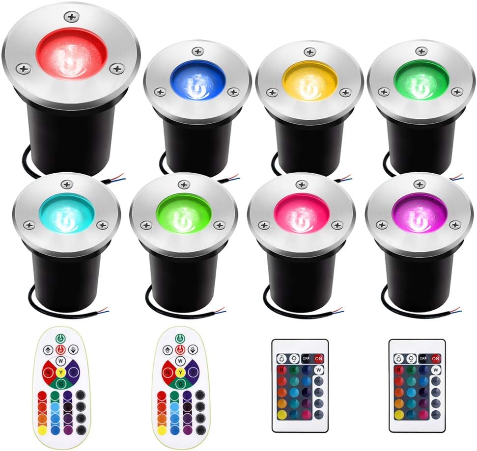 Best Remote Control Led In Ground Landscape Lighting