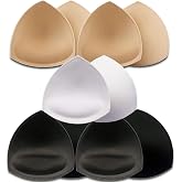 5 Pairs Bra Pads Inserts,Removable,Breathable, Air Cotton,Foam Sponge